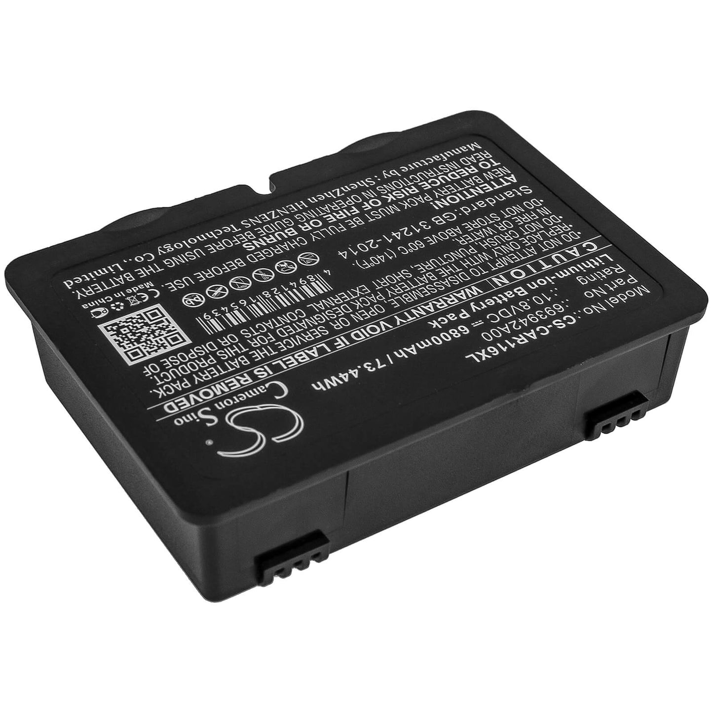 10.8V, 6800mAh, Li-ion Battery fits Chauvin Arnoux, C.a 6116n, C.a 6117, 73.44Wh