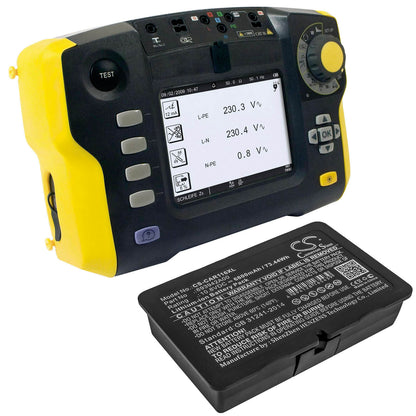 10.8V, 6800mAh, Li-ion Battery fits Chauvin Arnoux, C.a 6116n, C.a 6117, 73.44Wh