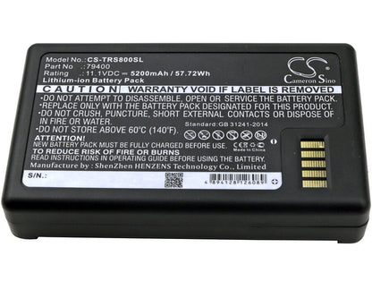 11.1V, 5200mAh, Li-ion Battery fits Trimble, Rts573 Total Station, Rts633 Total Station, 57.72Wh