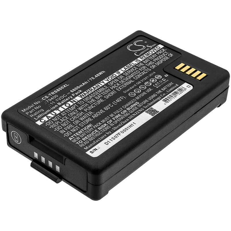 11.1V, 6800mAh, Li-ion Battery fits Spectra, Focus 35, 75.48Wh