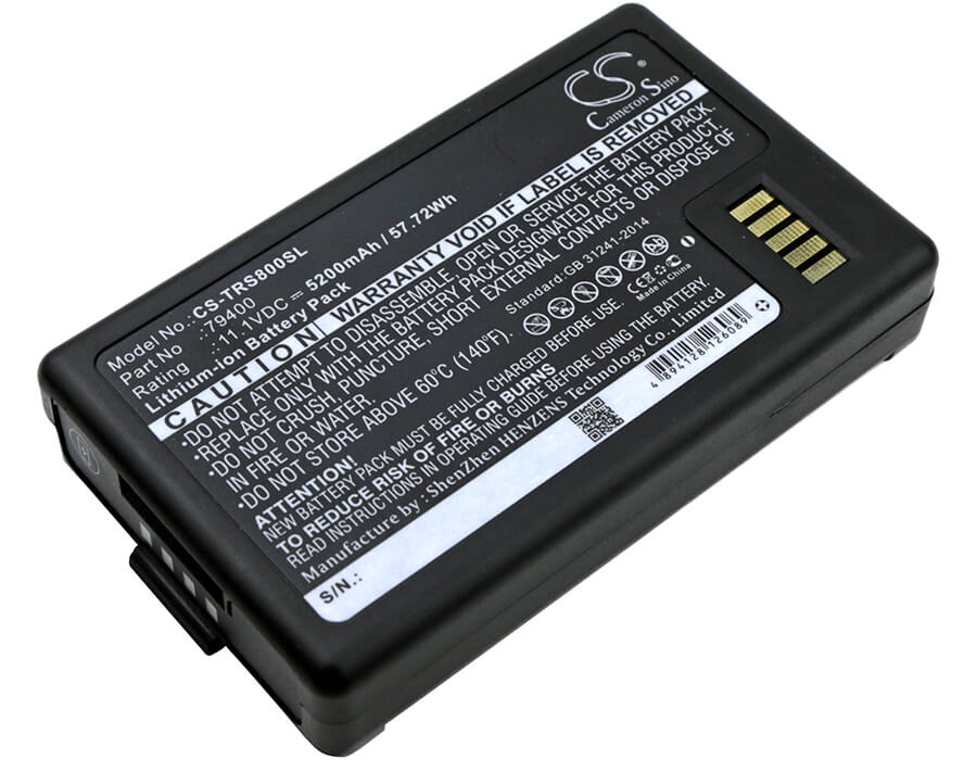 11.1V, 5200mAh, Li-ion Battery fits Spectra, Focus 35, 57.72Wh