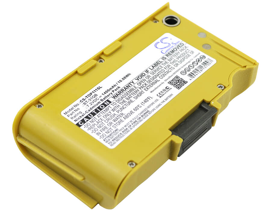 7.2V, 1400mAh, Ni-CD Battery fits Topcon, 101c, 111c, 10.08Wh