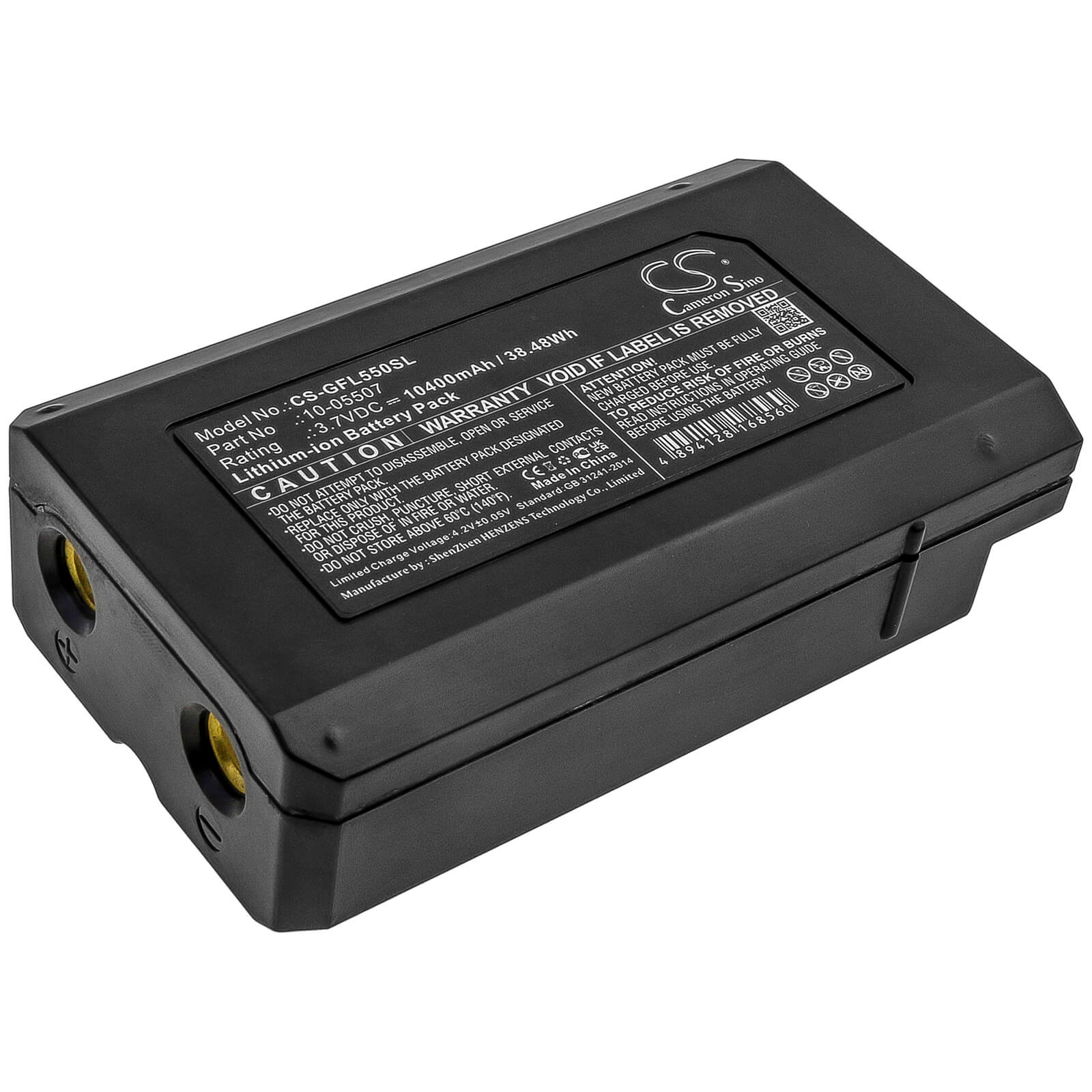 3.7V, 10400mAh, Li-ion Battery fits Geo-fennel, Fl 500, Fl 550, 38.48Wh