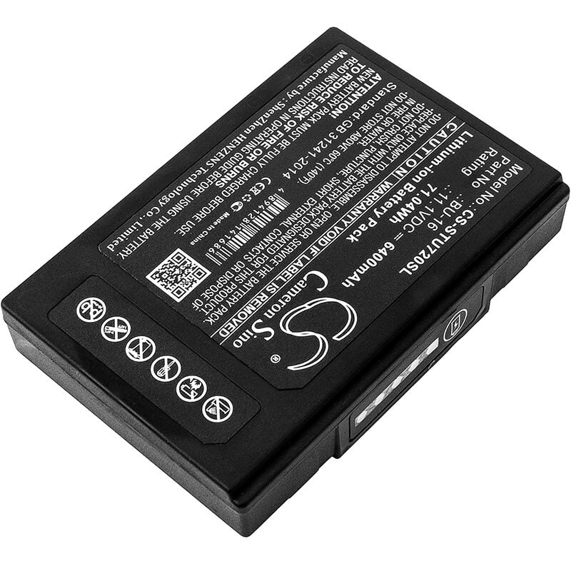 11.1V, 6400mAh, Li-ion Battery fits Sumitomo, Type-72, Type-82, 71.04Wh