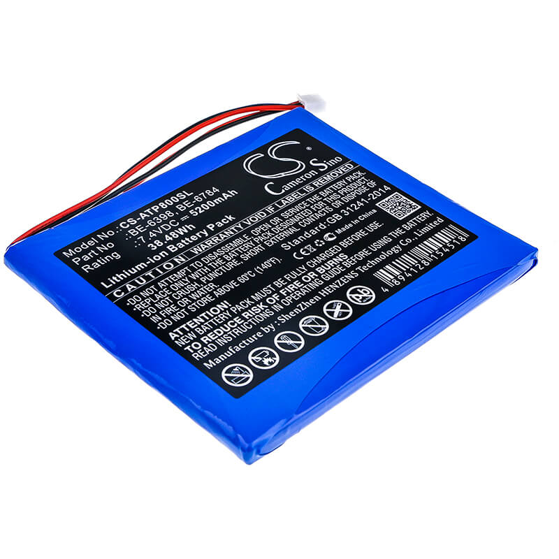 7.4V, 5200mAh, Li-ion Battery fits Aetep, At800, At-800, 38.48Wh