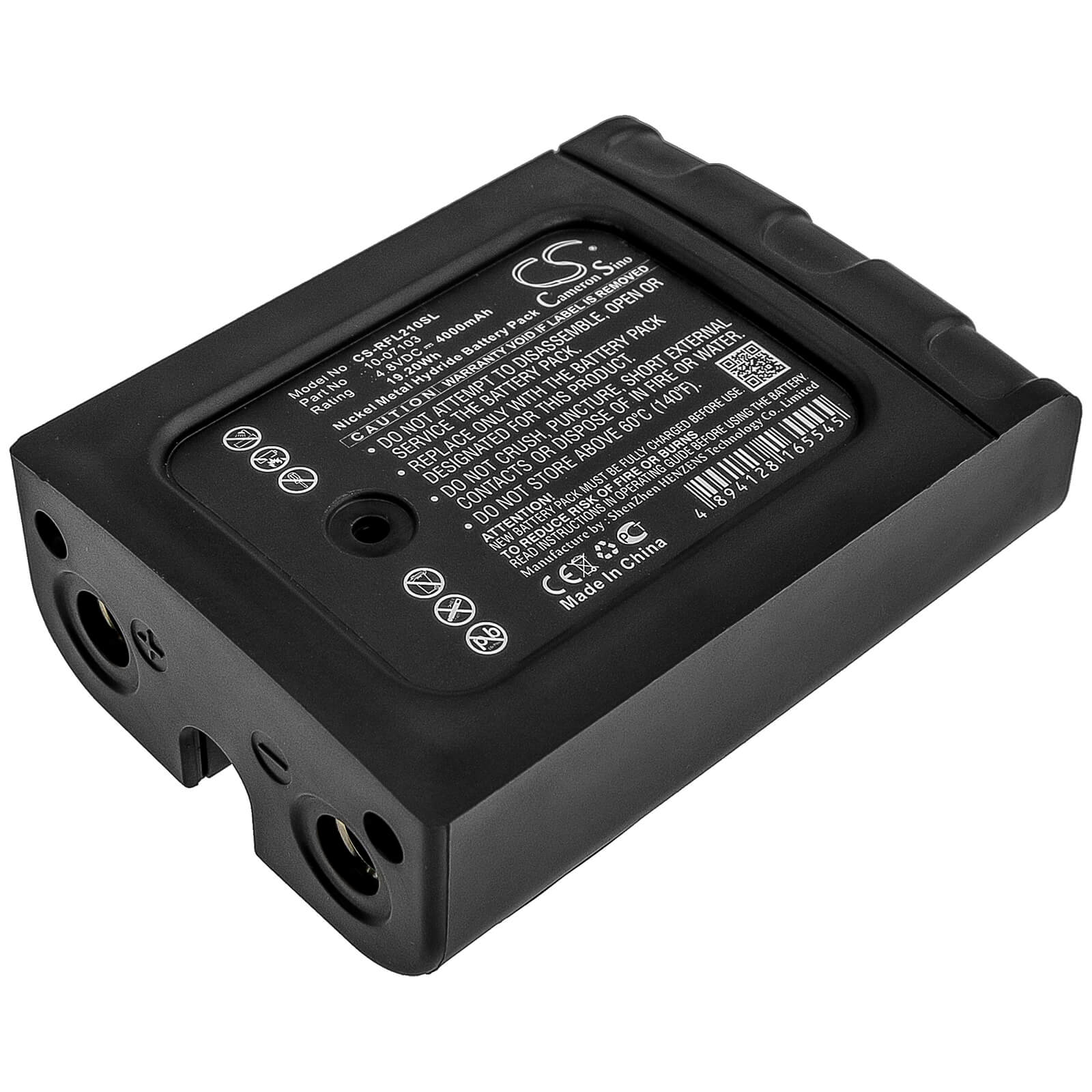 4.8V, 4000mAh, Ni-MH Battery fits Geo-fennel, Rotationslaser Fl 210, 19.2Wh