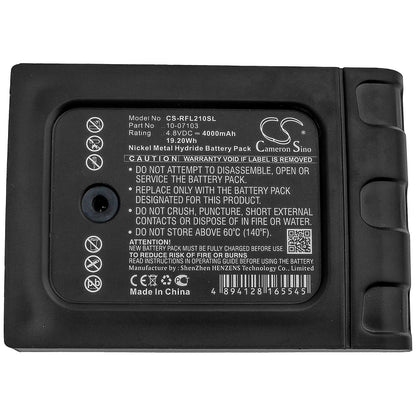 4.8V, 4000mAh, Ni-MH Battery fits Geo-fennel, Rotationslaser Fl 210, 19.2Wh