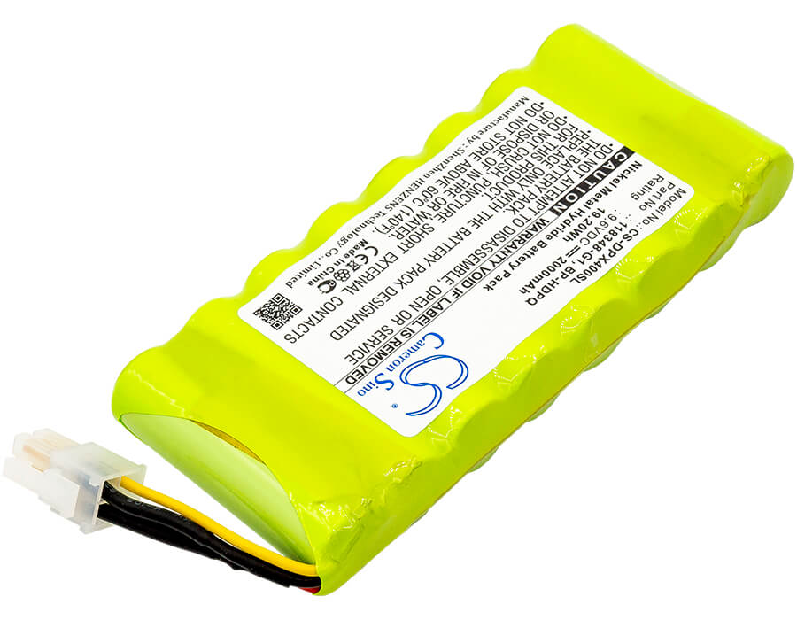 9.6V, 2000mAh, Ni-MH Battery fits Dranetz, Hdpq-guide, Hdpq-visa, 19.2Wh