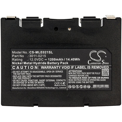 12.0V, 1200mAh, Ni-MH Battery fits Minelab, Eureka Gold Metal Detector, Musketeer Advantage Metal Dete, 14.4Wh