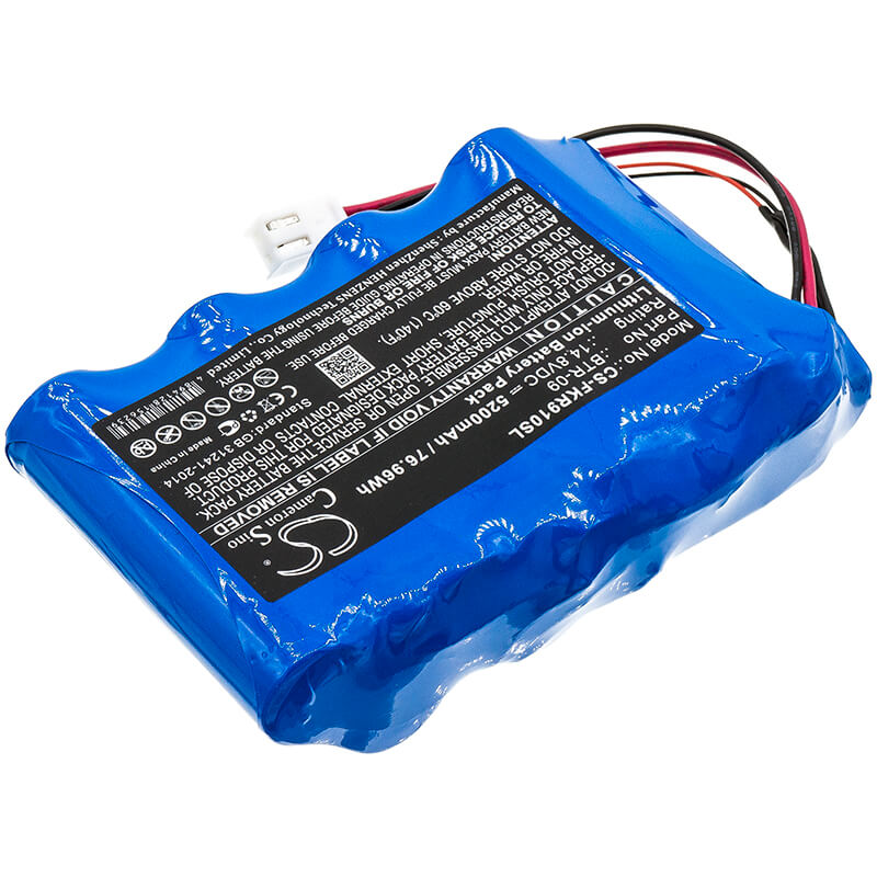 14.8V, 5200mAh, Li-ion Battery fits Fujikura, Fsm-601s, Fsm-602s, 76.96Wh