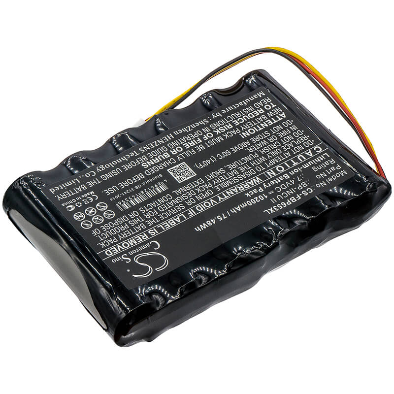 7.4V, 10200mAh, Li-ion Battery fits Fluke, Biomedical Incu Ii Incubator, Radiant Warmer Analyzer, 75.48Wh