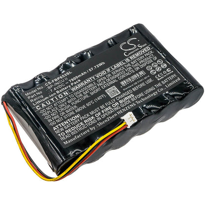 7.4V, 7800mAh, Li-ion Battery fits Fluke, Biomedical Incu Ii Incubator, Radiant Warmer Analyzer, 57.72Wh