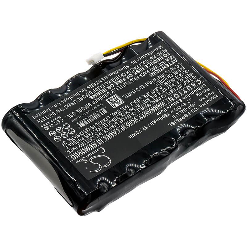 7.4V, 7800mAh, Li-ion Battery fits Fluke, Biomedical Incu Ii Incubator, Radiant Warmer Analyzer, 57.72Wh