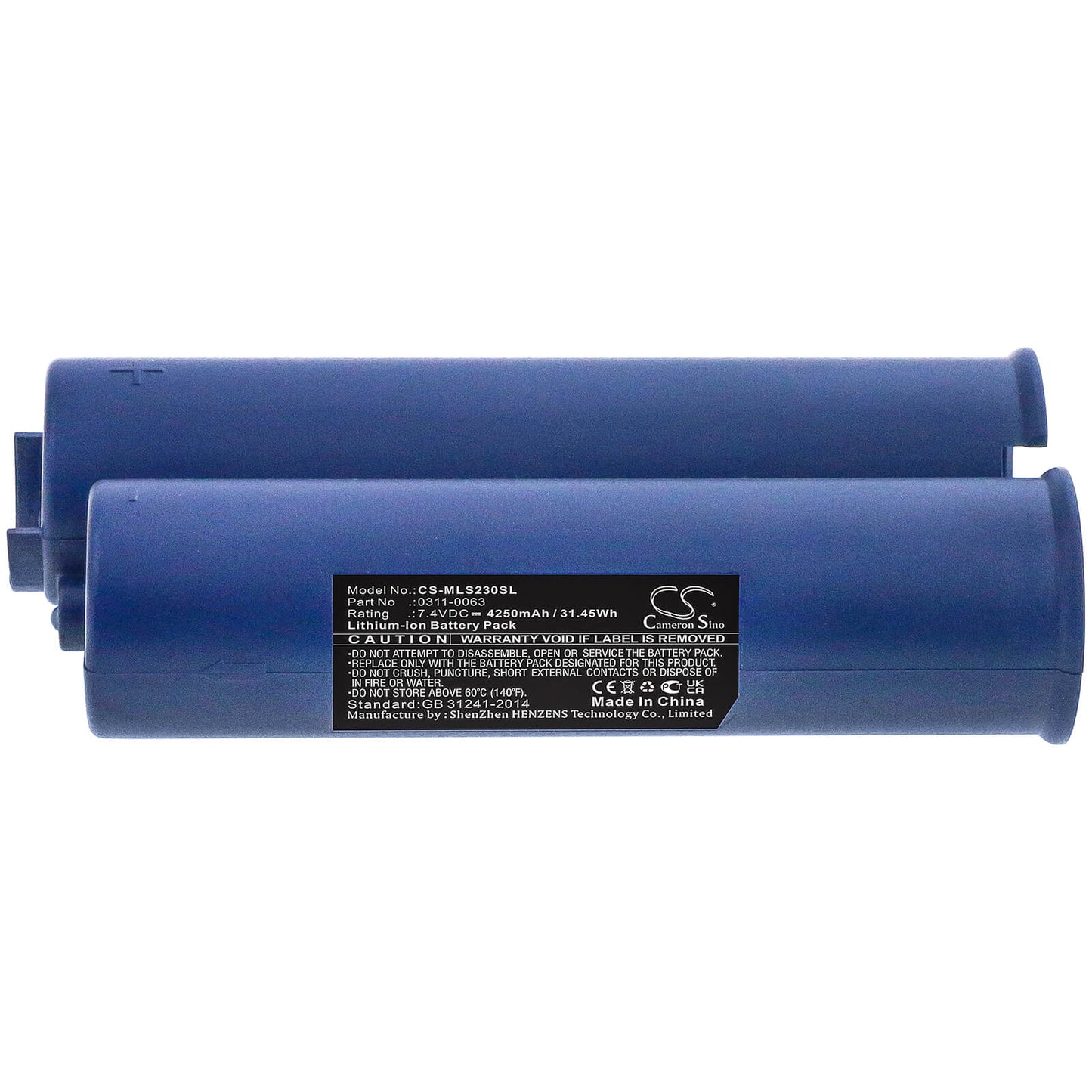 7.4V, 4250mAh, Li-ion Battery fits Minelab, Sdc2300, 31.45Wh