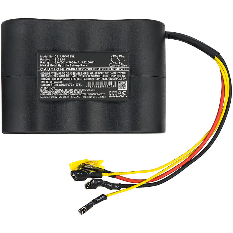 6.0V, 7000mAh, Ni-MH Battery fits Aemc, 6240, 6240 Micro-ohmmeters, 42Wh