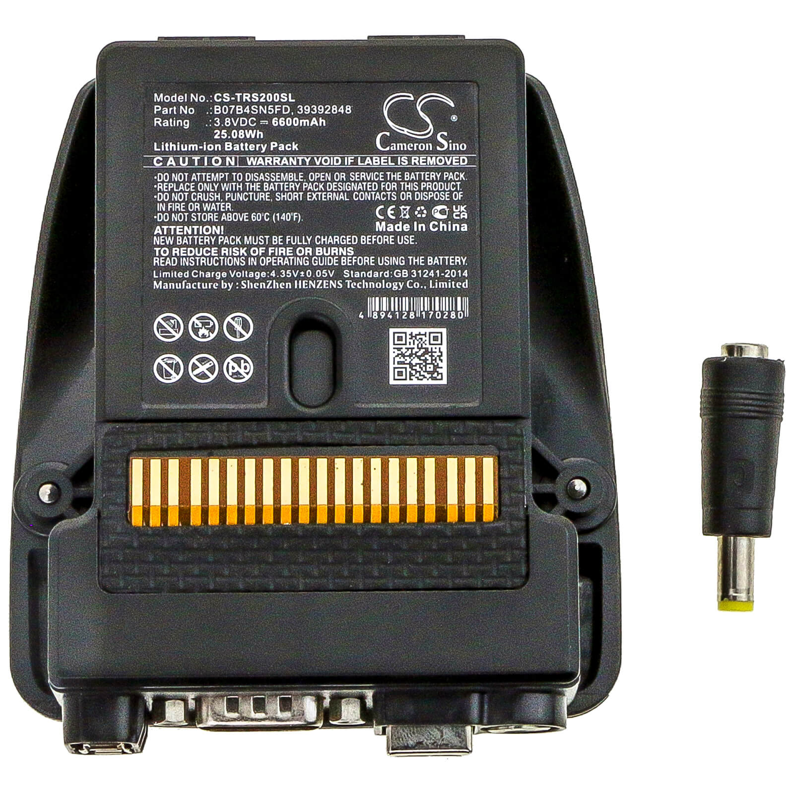 3.8V, 6600mAh, Li-ion Battery fits Trimble, 500 Data Collector, Tds Ranger 300, 25.08Wh