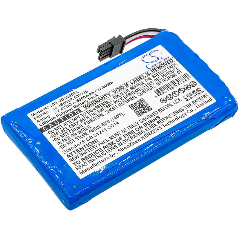 7.4V, 5000mAh, Li-Polymer Battery fits Viavi, Mts-2000 Handheld Modular Test, Smartotdr Handheld Fiber Teste, 37Wh