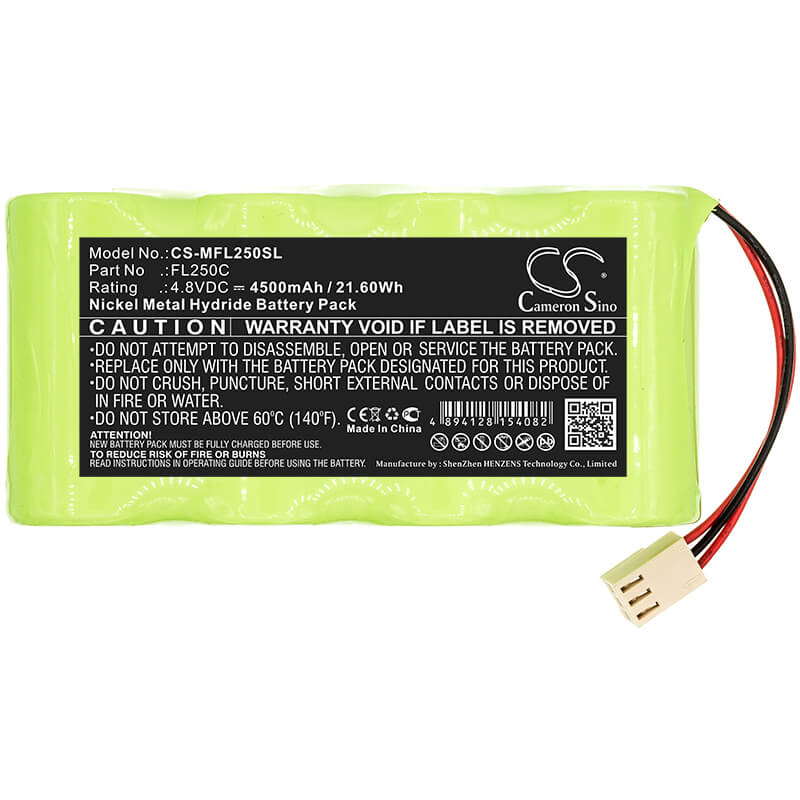 4.8V, 4500mAh, Ni-MH Battery fits Metland, Fl250hv, Fl250va-n, 21.6Wh