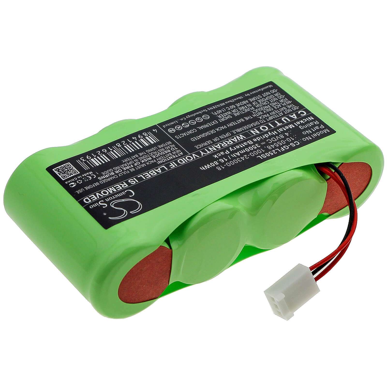 4.8V, 3500mAh, Ni-MH Battery fits Geo-fennel, Fennel Fl 250 Va-n, Lx250, 16.8Wh