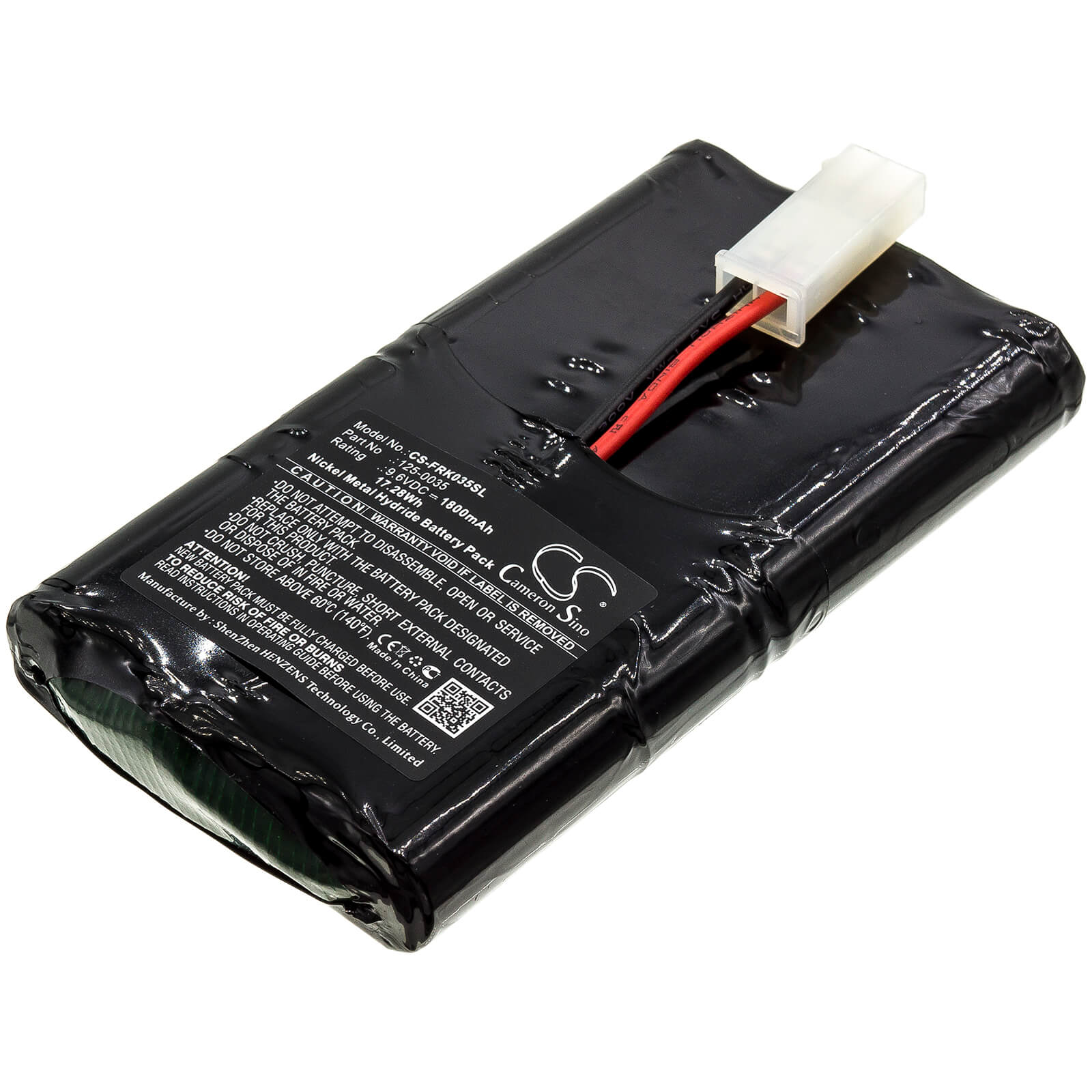 9.6V, 1800mAh, Ni-MH Battery fits Franklin, Grid C051 Celltron, 17.28Wh