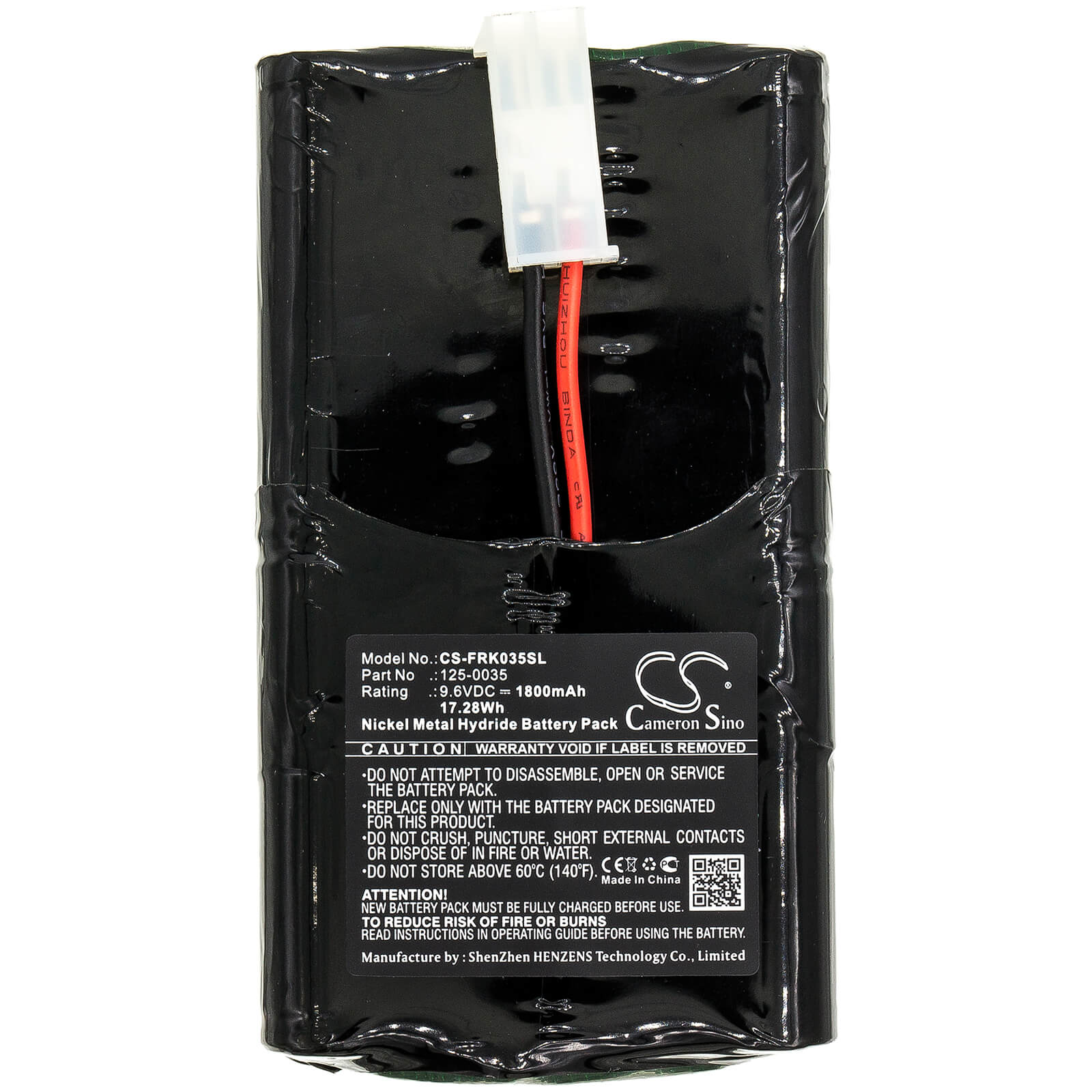 9.6V, 1800mAh, Ni-MH Battery fits Franklin, Grid C051 Celltron, 17.28Wh