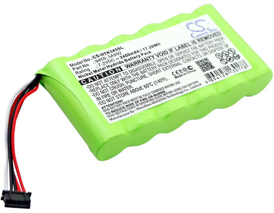 7.2V, 2400mAh, Ni-MH Battery fits Hioki, 3196, 3197, 17.28Wh