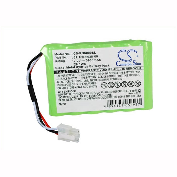 7.2V, 3900mAh, Ni-MH Battery fits Riser Bond, 6000, 6000dsl, 28.08Wh