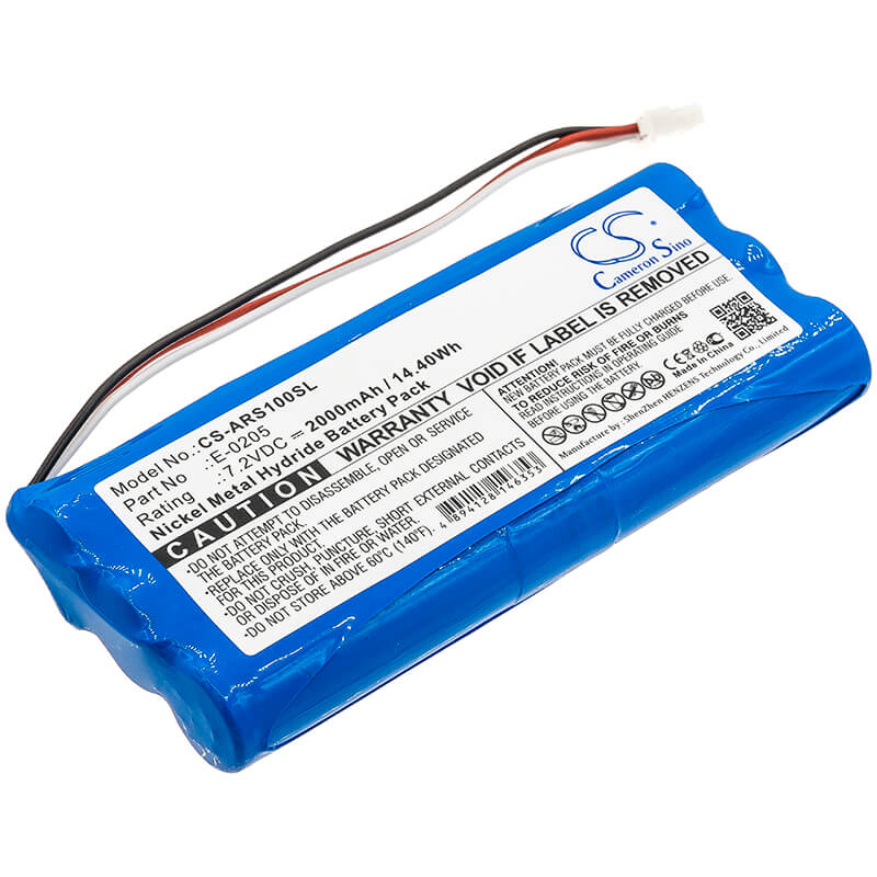 7.2V, 2000mAh, Ni-MH Battery fits Aaronia, Spectran Handheld Spectrum Ana, Spectran Handheld Spectrum Ana, 14.4Wh