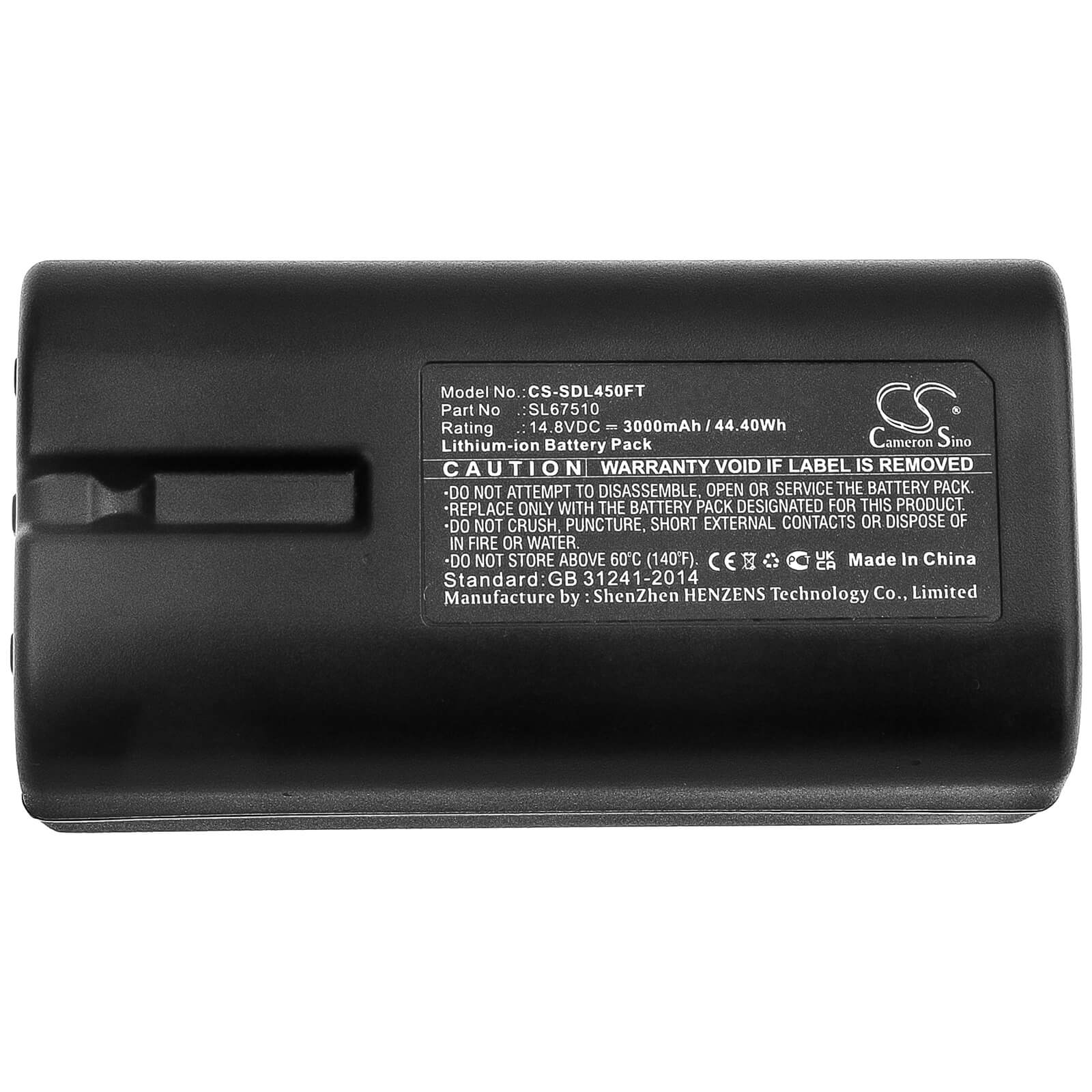 14.8V, 3000mAh, Li-ion Battery fits Sealife, Sea Dragon 4500, 44.4Wh