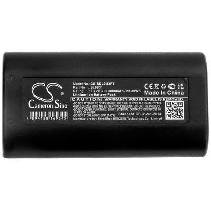 7.4V, 3000mAh, Li-ion Battery fits Sealife, Sea Dragon 1200, Sea Dragon 1500, 22.2Wh
