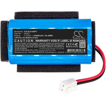 3.7V, 10400mAh, Li-ion Battery fits Streamlight, Vulcan 180, 38.48Wh