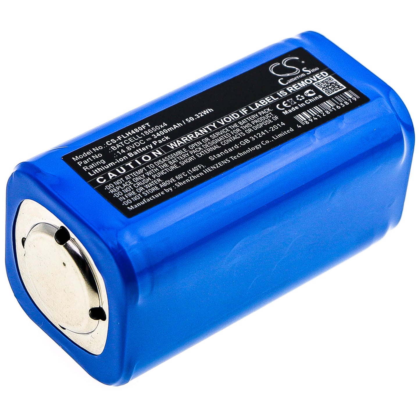 14.8V, 3400mAh, Li-ion Battery fits Bigblue, Tl4000p, Tl4500p, 50.32Wh