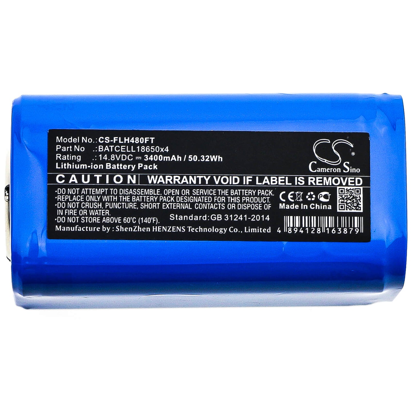 14.8V, 3400mAh, Li-ion Battery fits Bigblue, Tl4000p, Tl4500p, 50.32Wh