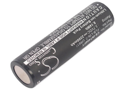 3.7V, 2200mAh, Li-ion Battery fits Inova, T4 (old Style), T4 Lights (old Style), 8.14Wh