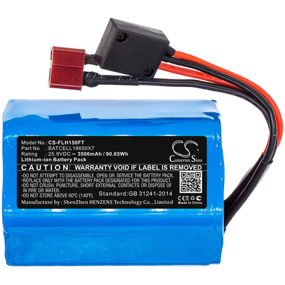 25.9V, 3500mAh, Li-ion Battery fits Bigblue, Cb30000p-ii, Tl8000p, 90.65Wh