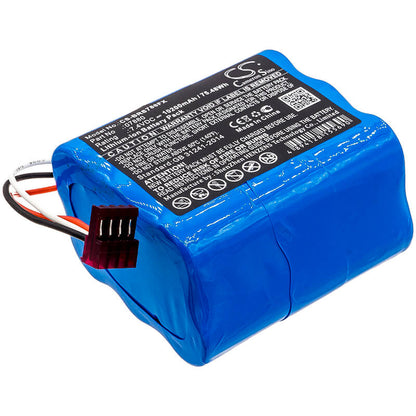 7.4V, 10200mAh, Li-ion Battery fits Bright Star, 7802, 7815, 75.48Wh