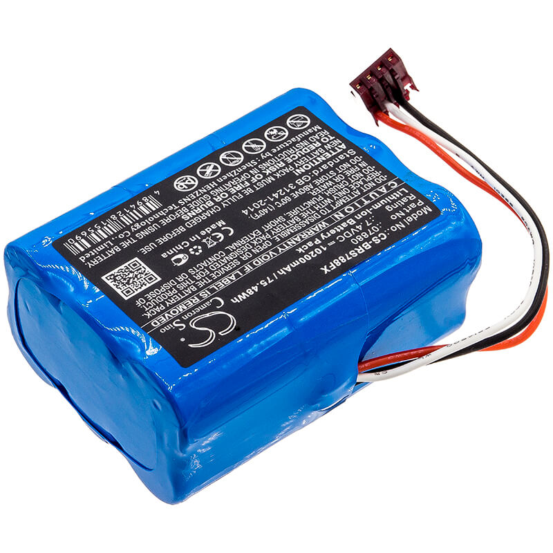 7.4V, 10200mAh, Li-ion Battery fits Bright Star, 7802, 7815, 75.48Wh