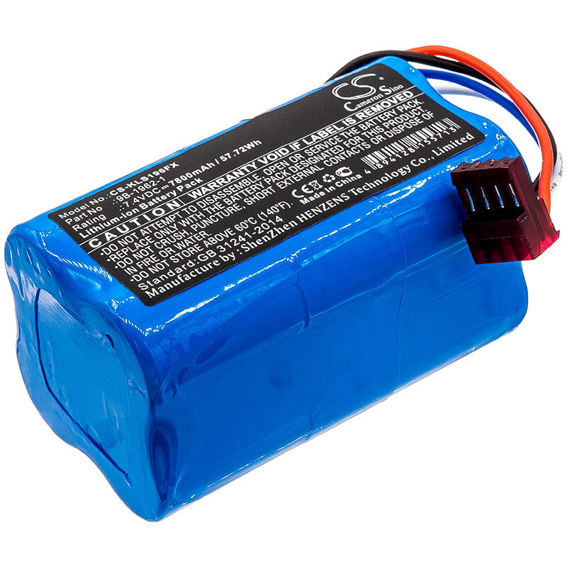 7.4V, 7800mAh, Li-ion Battery fits Koehler, 7610, 7611, 57.72Wh