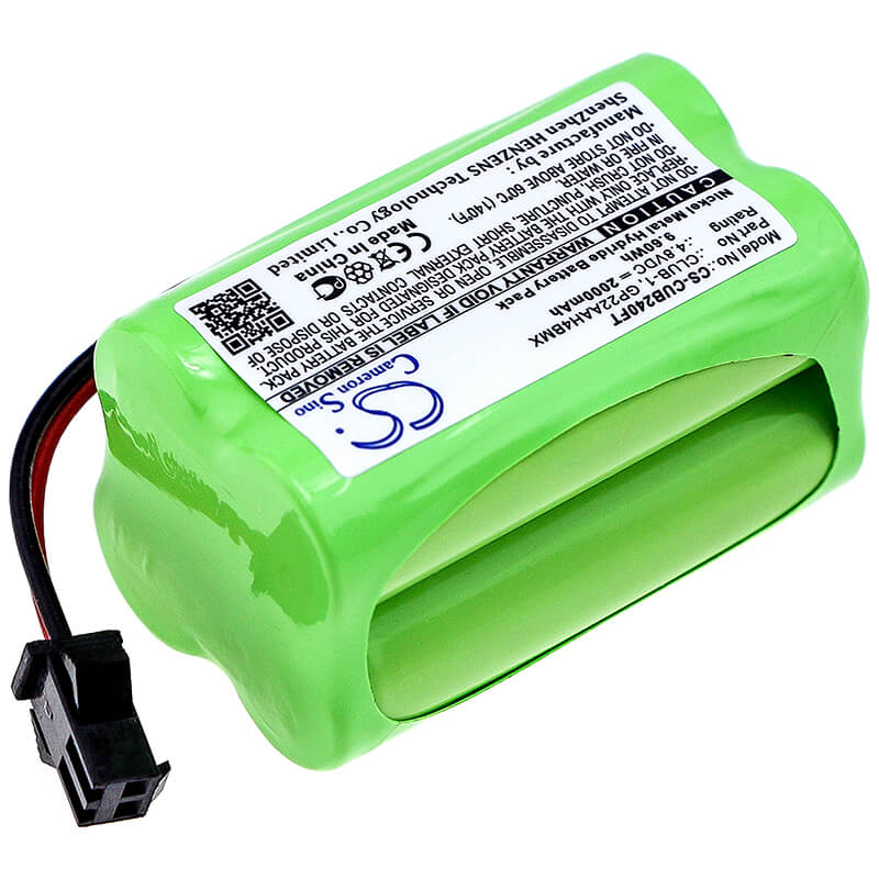 4.8V, 2000mAh, Ni-MH Battery fits Clulite, Range, Torch, 9.6Wh