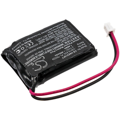 3.7V, 400mAh, Li-Polymer Battery fits Vikli, E05 V2015, V2015-e05, 1.48Wh