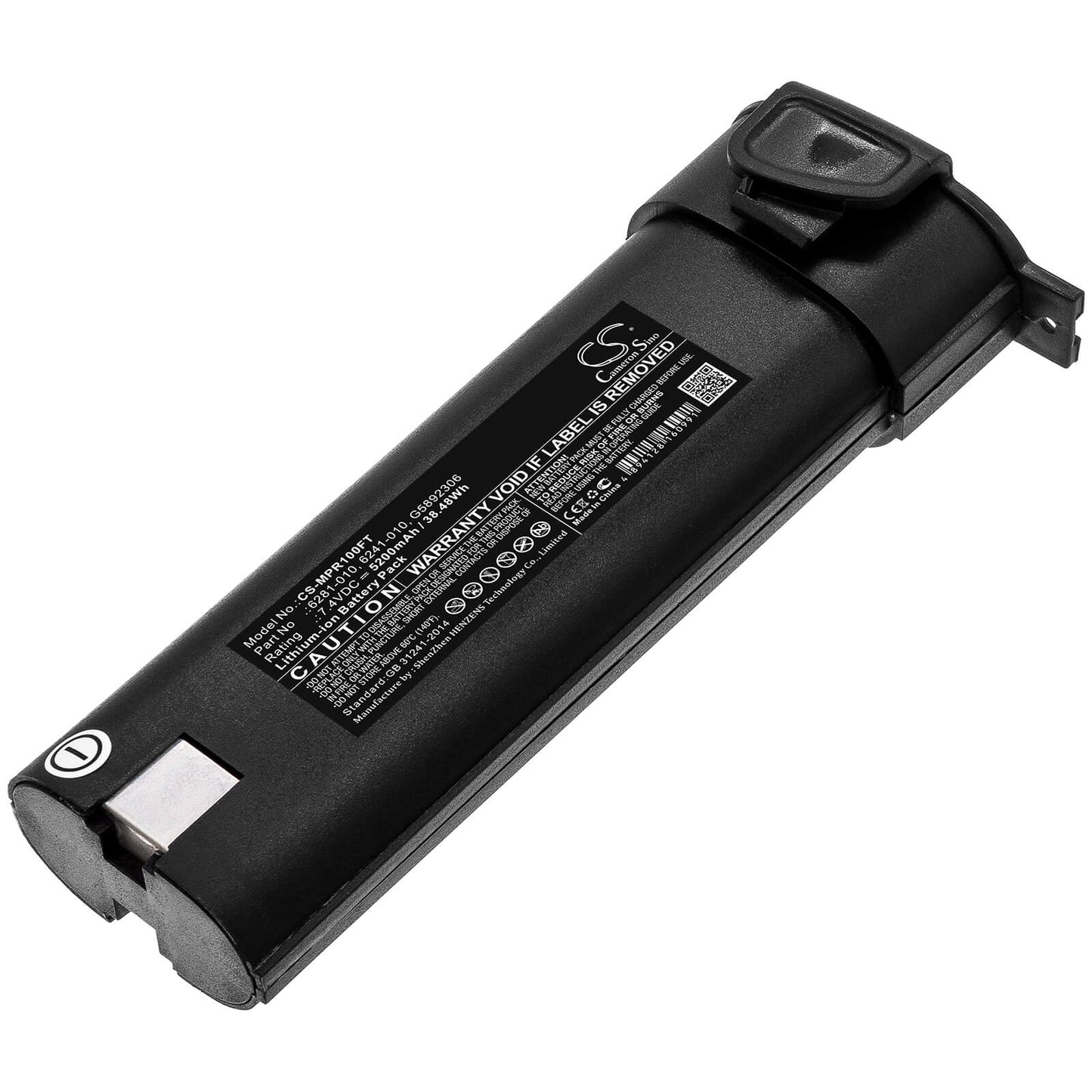 7.4V, 5200mAh, Li-ion Battery fits Monarch, Nova-pro 100 Led Stroboscopes, Nova-pro Stroboscopes, 38.48Wh