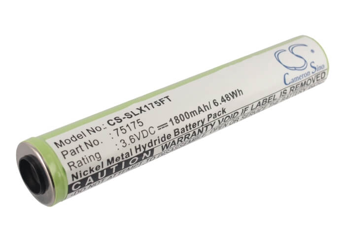 3.6V, 1800mAh, Ni-MH Battery fits Streamlight, 75175, 75300, 6.48Wh