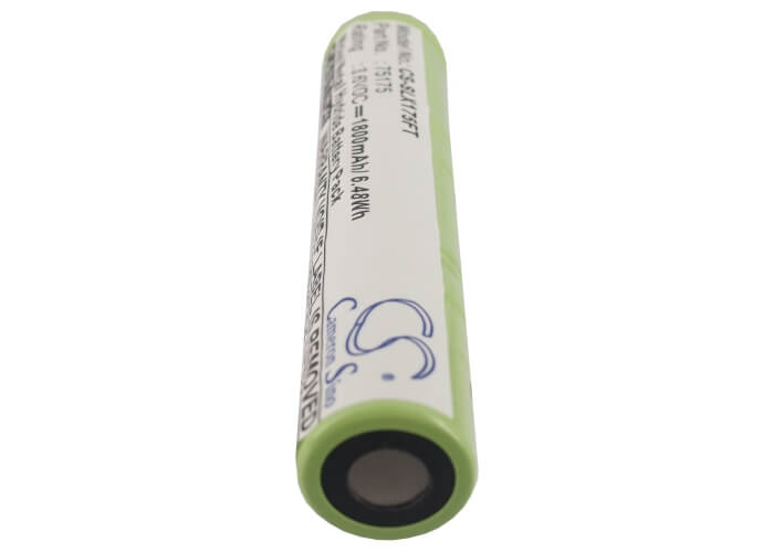 3.6V, 1800mAh, Ni-MH Battery fits Streamlight, 75175, 75300, 6.48Wh