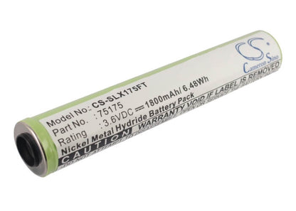 3.6V, 1800mAh, Ni-MH Battery fits Pelican, M9, 6.48Wh