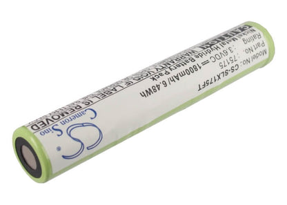 3.6V, 1800mAh, Ni-MH Battery fits Pelican, M9, 6.48Wh