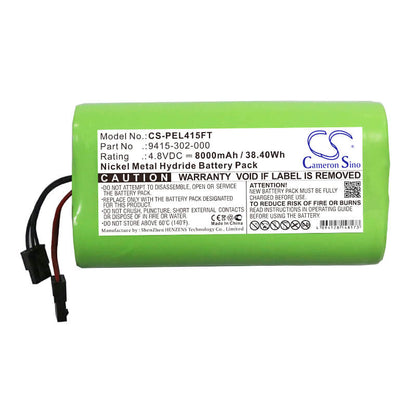 4.8V, 8000mAh, Ni-MH Battery fits Pelican, 9415, 9415 Led Lantern, 38.4Wh