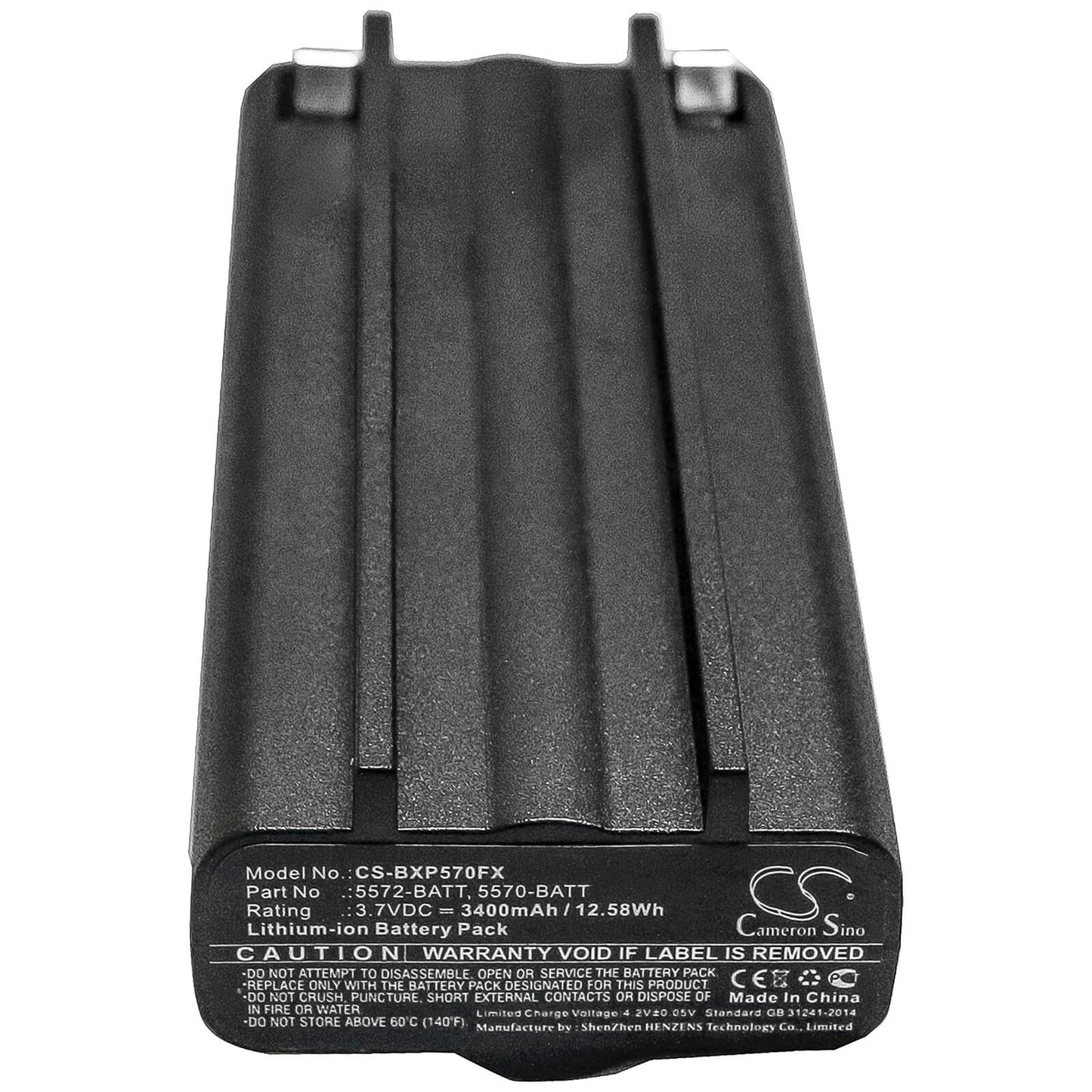 3.7V, 2600mAh, Li-ion Battery fits Bayco, Xpp-5570, Xpr-5572, 9.62Wh