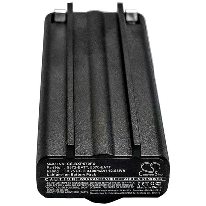 3.7V, 3400mAh, Li-ion Battery fits Bayco, Xpp-5570, Xpr-5572, 12.58Wh