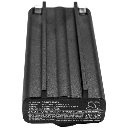 3.7V, 2600mAh, Li-ion Battery fits Nightstick, Xpp-5570, Xpr-5572, 9.62Wh