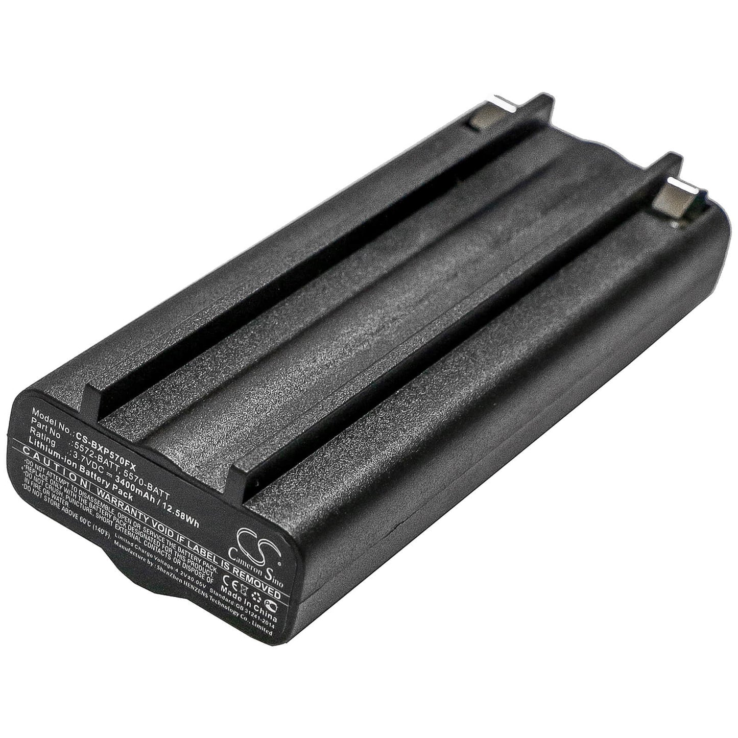 3.7V, 3400mAh, Li-ion Battery fits Nightstick, Xpp-5570, Xpr-5572, 12.58Wh